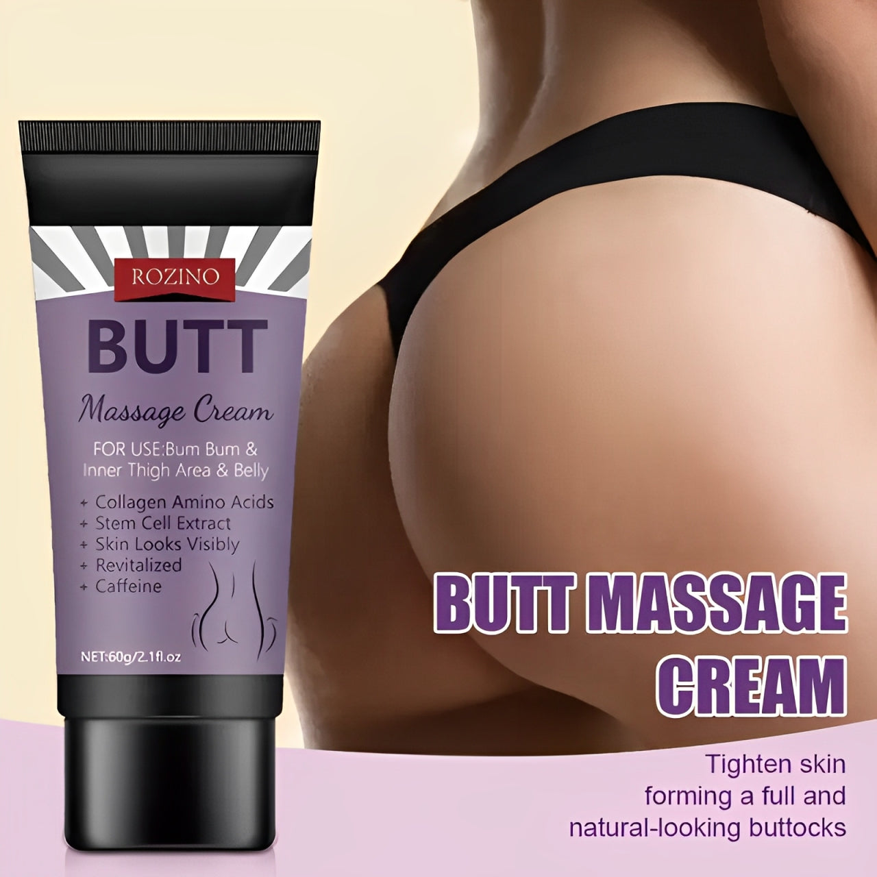 Butt Enhancement Cream – Bigger, Fuller & Naturally Shaped Buttock