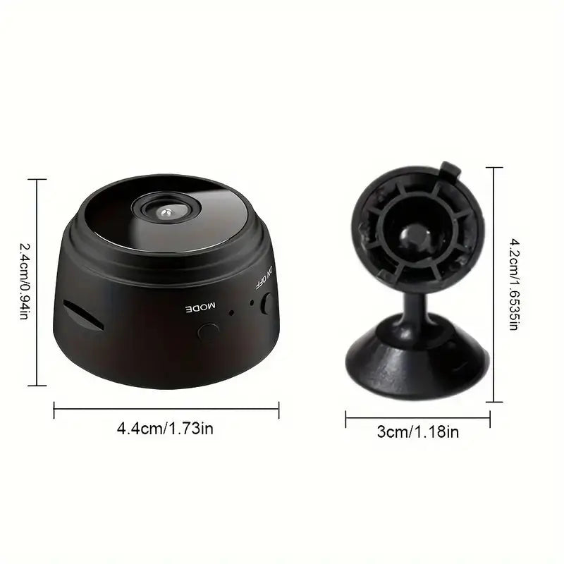 Mini Wireless WiFi Camera | Indoor Video Recorder, Night Vision, Motion Detection