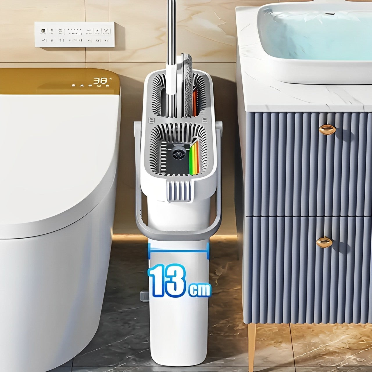 Joybos Microfibre Magic Mop - Slash Your Cleaning Time in Half