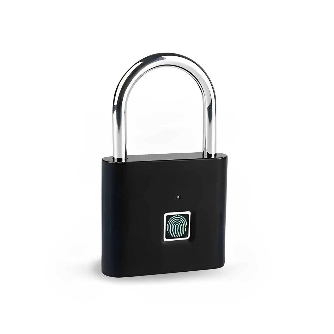 Digital Fingerprint Padlock - Black | Keyless & Waterproof Luggage Lock