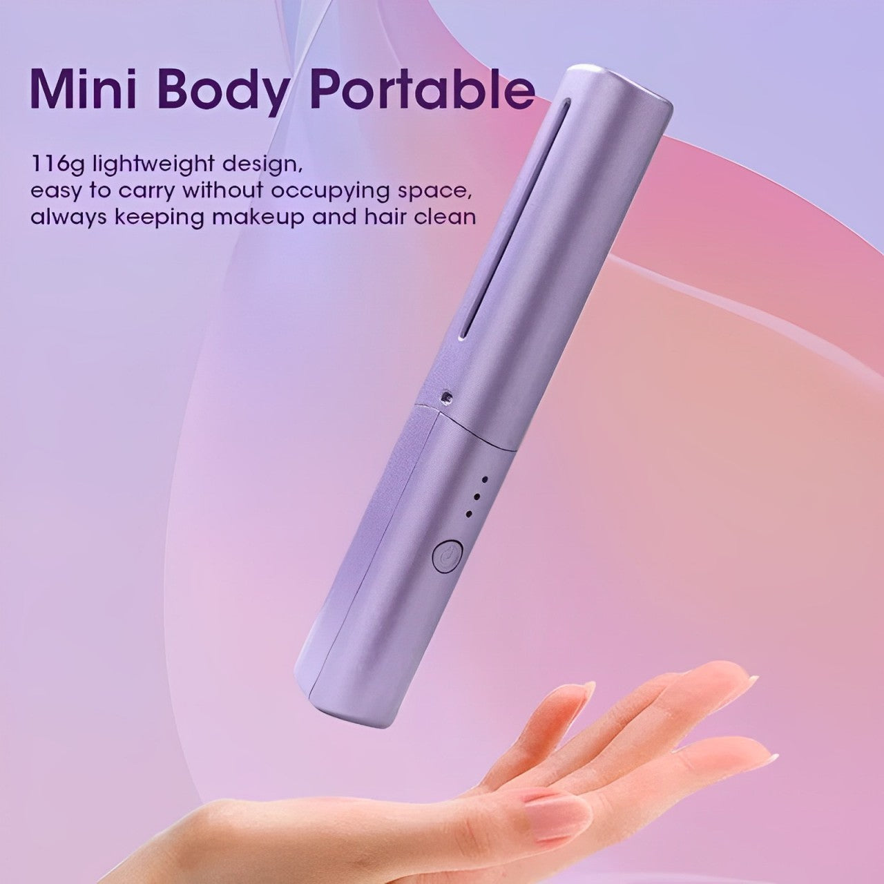 Mars™ Mini Portable Hot Hair Comb | Hair Straightener