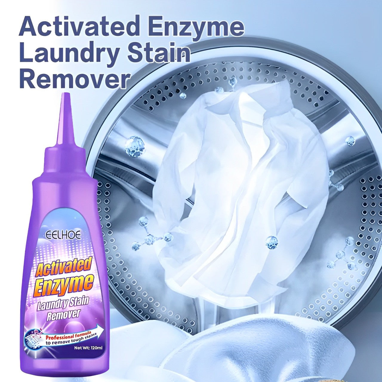 Active Enzyme Stain Remover – Powerful Cleaner for Clothes & Carpets