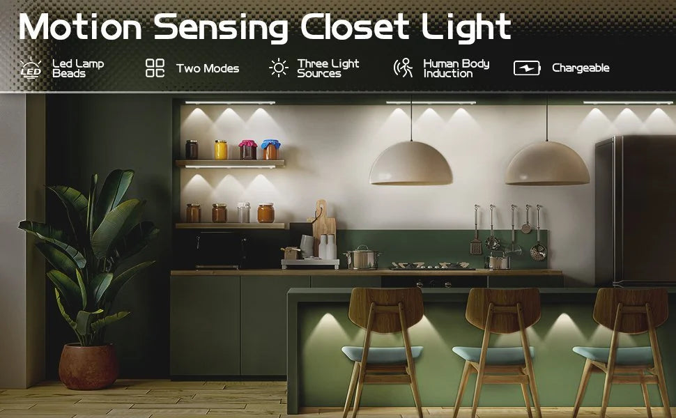 LED MOTION SENSOR CABINET LIGHT(USB CHARGING)